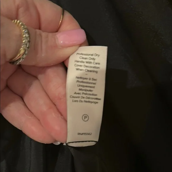 NWT $695 Cinq a Sept black blazer with rhinestone fringe size 6 - Picture 11 of 11